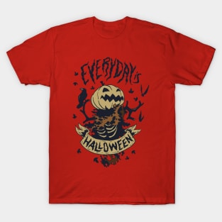 Jack o' Lantern Everyday is Halloween T-Shirt